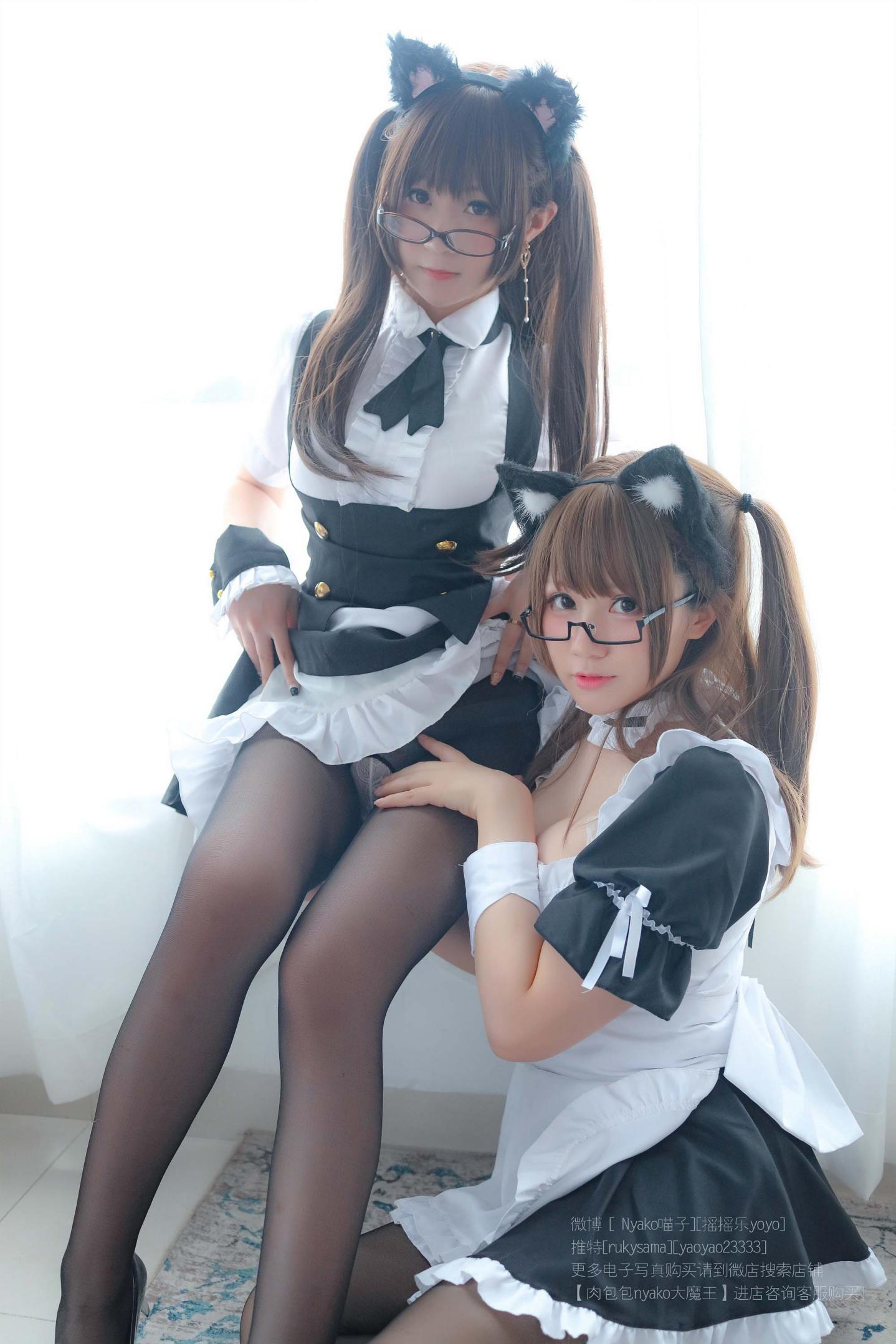 [摇摇乐yoyo]NO.009喵子双人女仆插图3